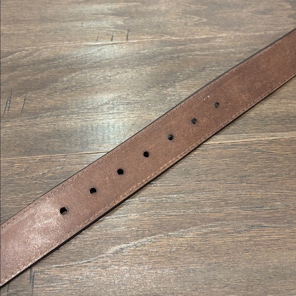 Montauk Genuine Leather Tooled Western Rodeo,filigree buckle,single stitch edge - Picture 9 of 10